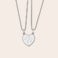 Gebroken hart ketting met naam Gebroken hart ketting met naam