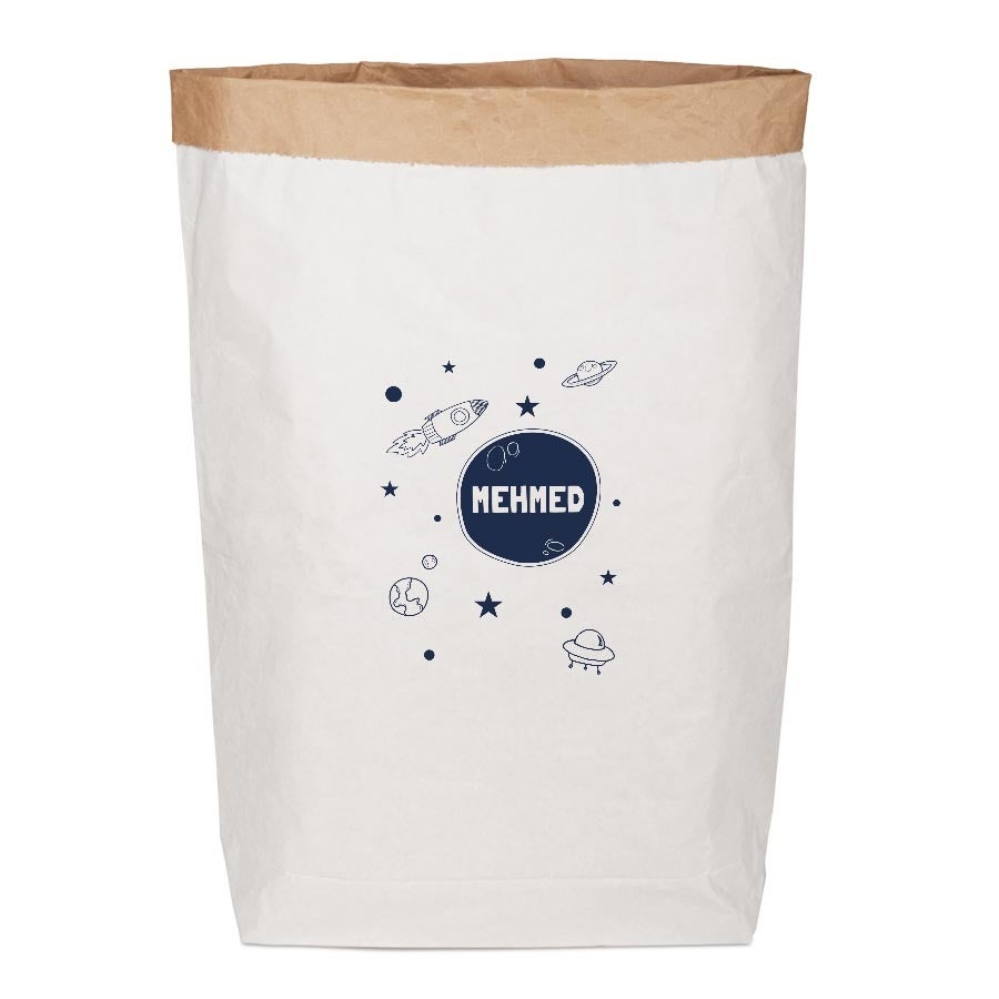 Personalised toy storage bag - Paper