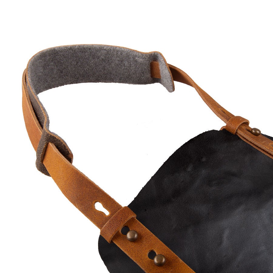 Leather apron with name