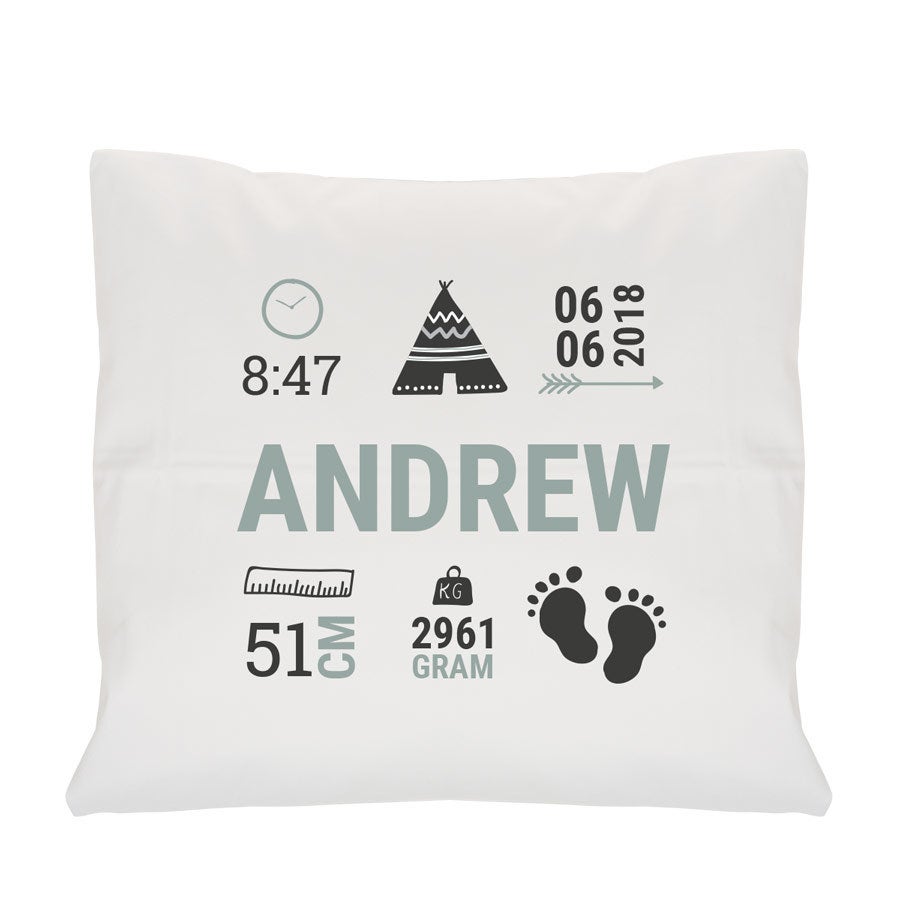 Syntymätyyny - Valkoinen - Pieni - Täytteellä