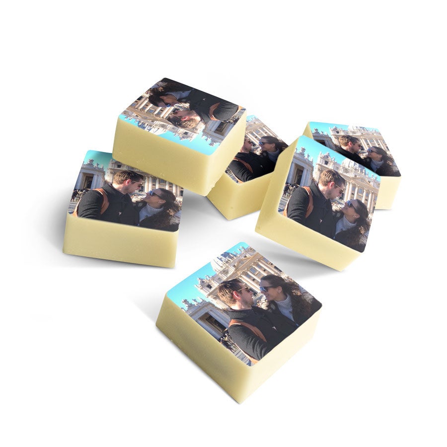 Chocolade bonbons met foto