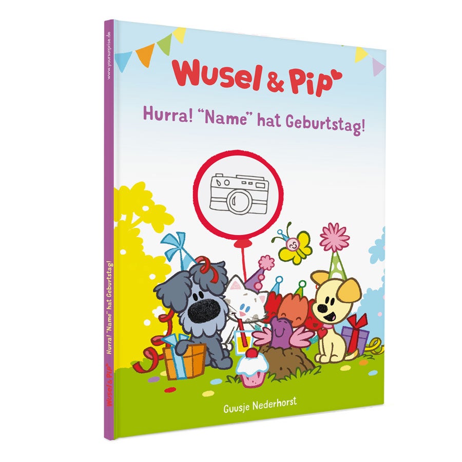 Kinderbuch Wusel & Pip - Geburtstag - XL personalisieren
