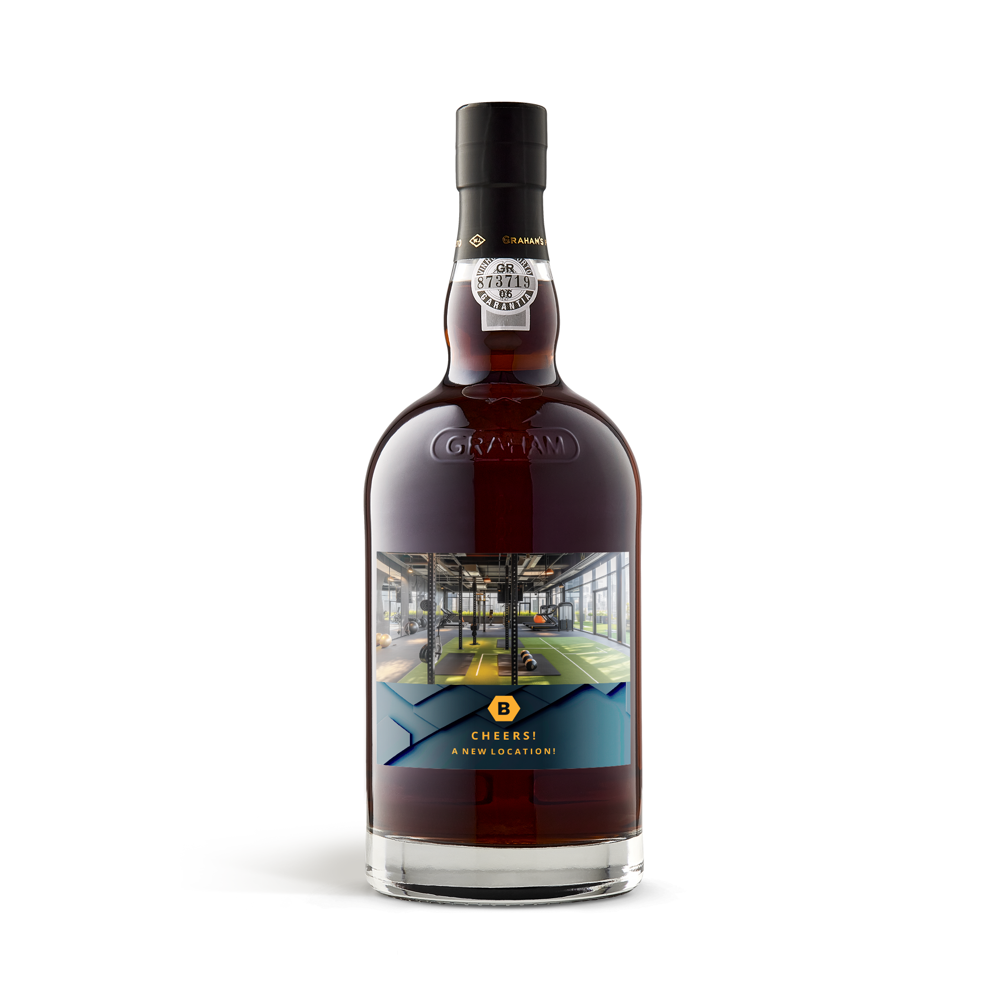 Láhev Graham's 20 Year Old Tawny Port s personalizovaným foto štítkem, skvělý dárek