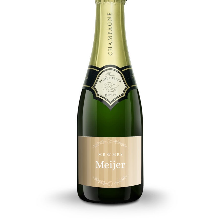 Champagne Personalizzato - René Schloesser (375ml)