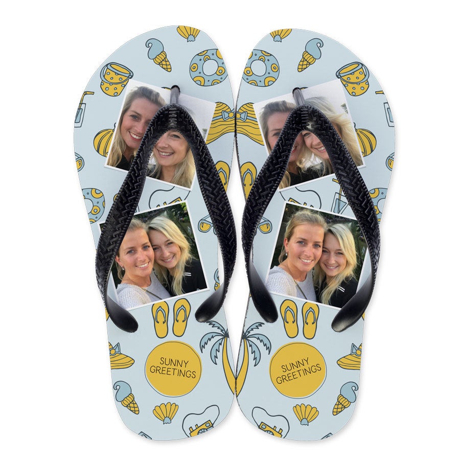 Personalised flip flops