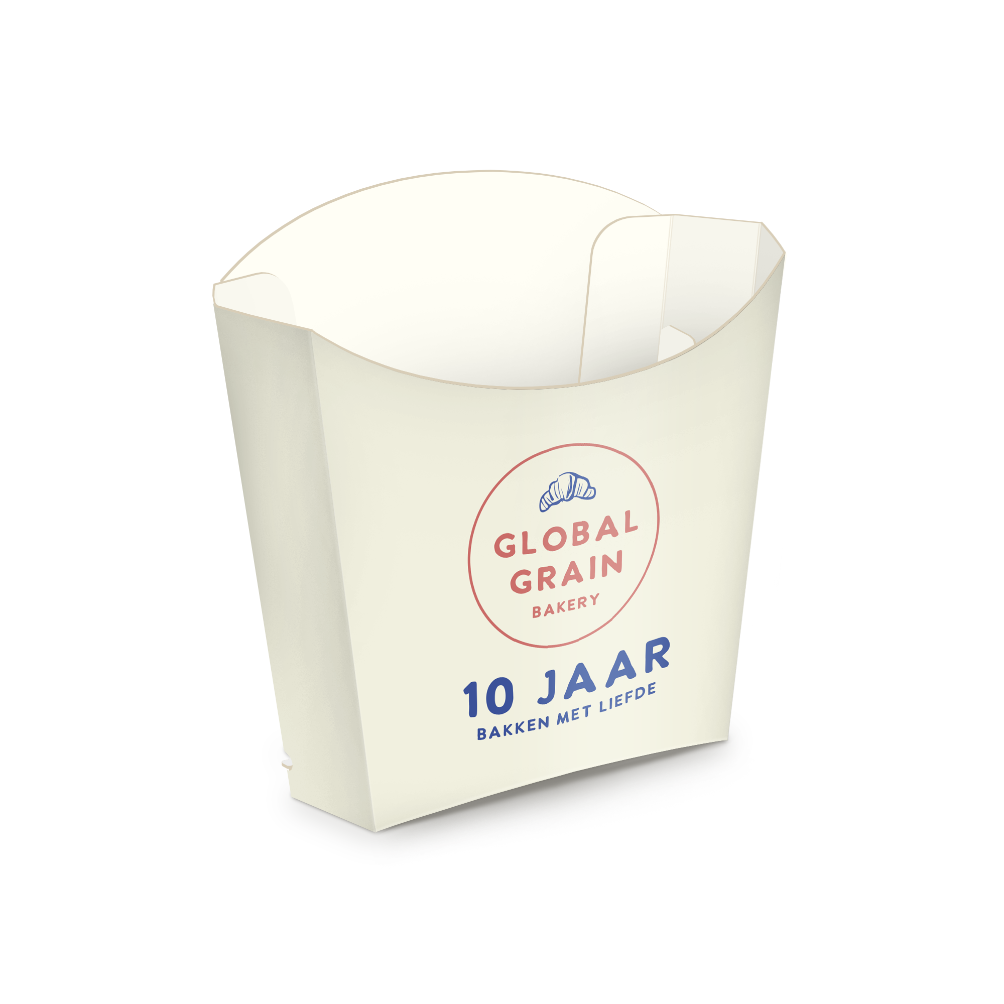 Papieren uitdeelbakjes bedrukken - 8 stuks