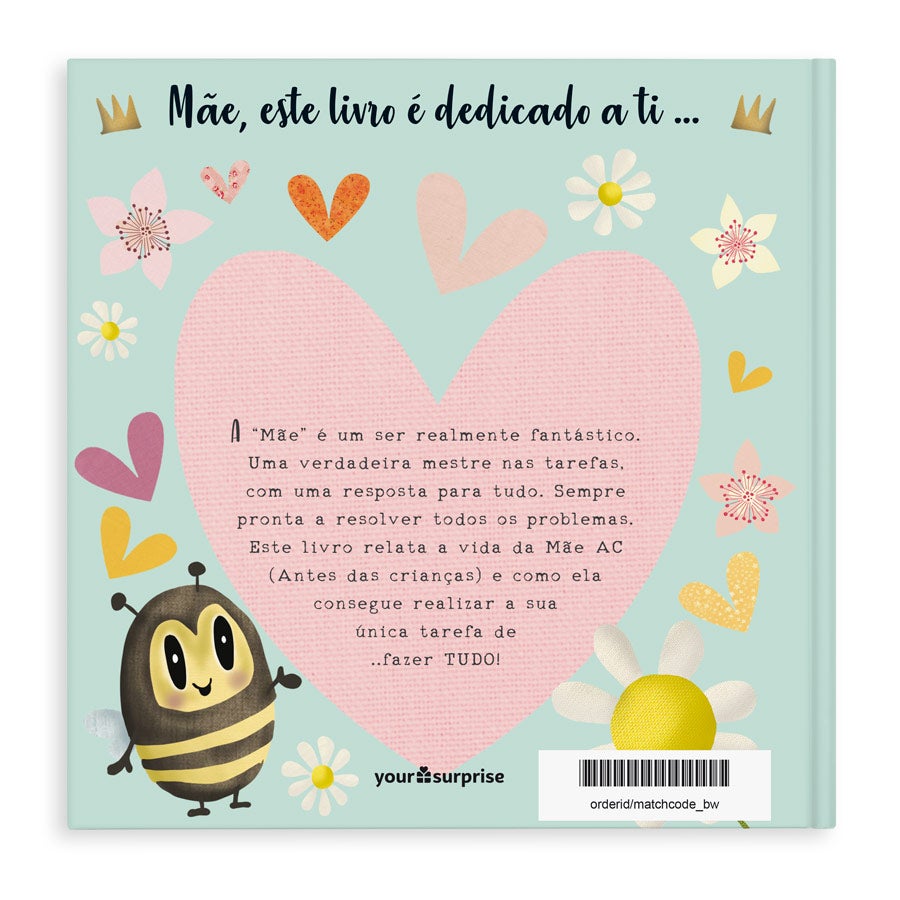 Livro personalizado - A minha mãe