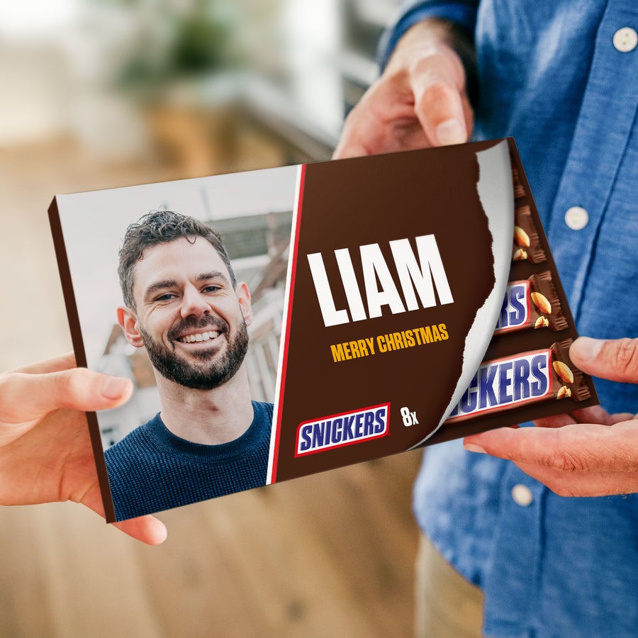 Personalised Snickers gift box