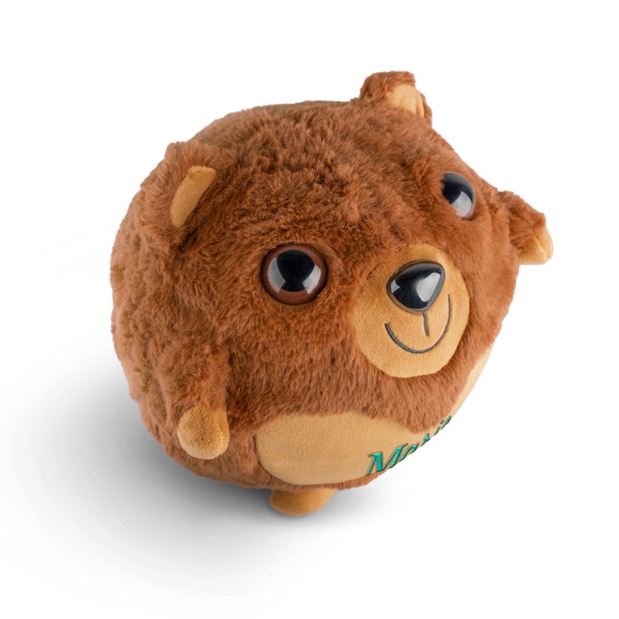 Peluche gonflable avec prénom