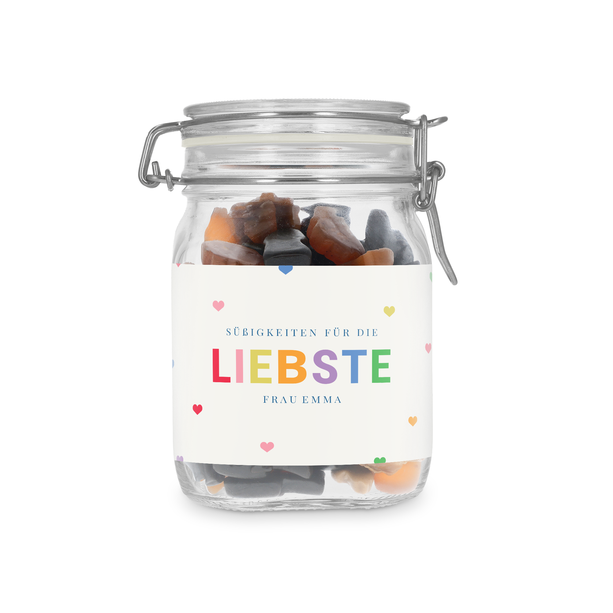 Personalisierte Bonbonglas