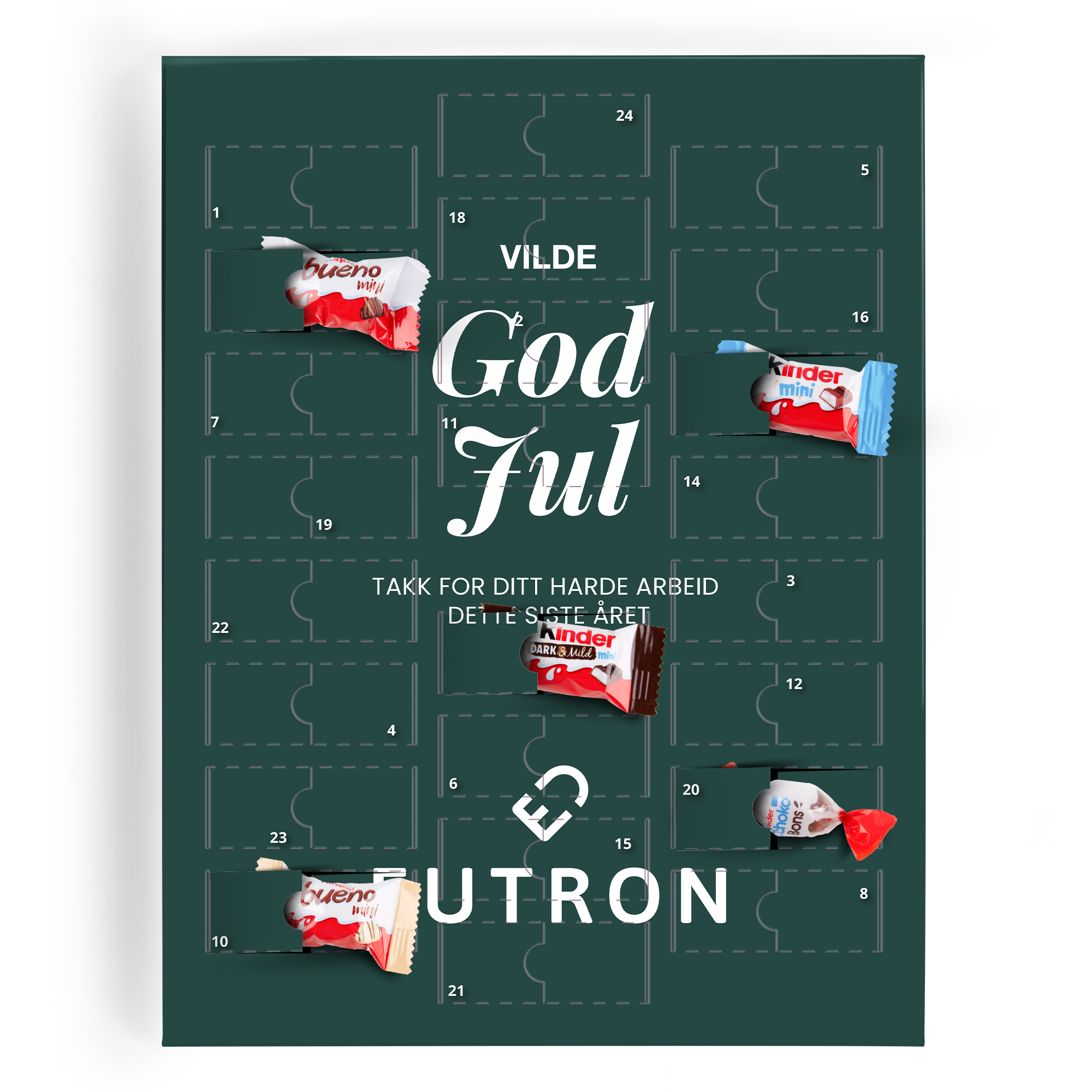 Kinder sjokolade adventskalender