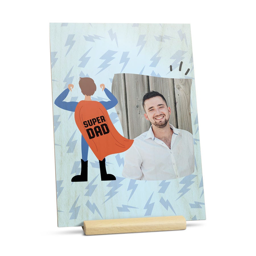 Wooden Father's Day card