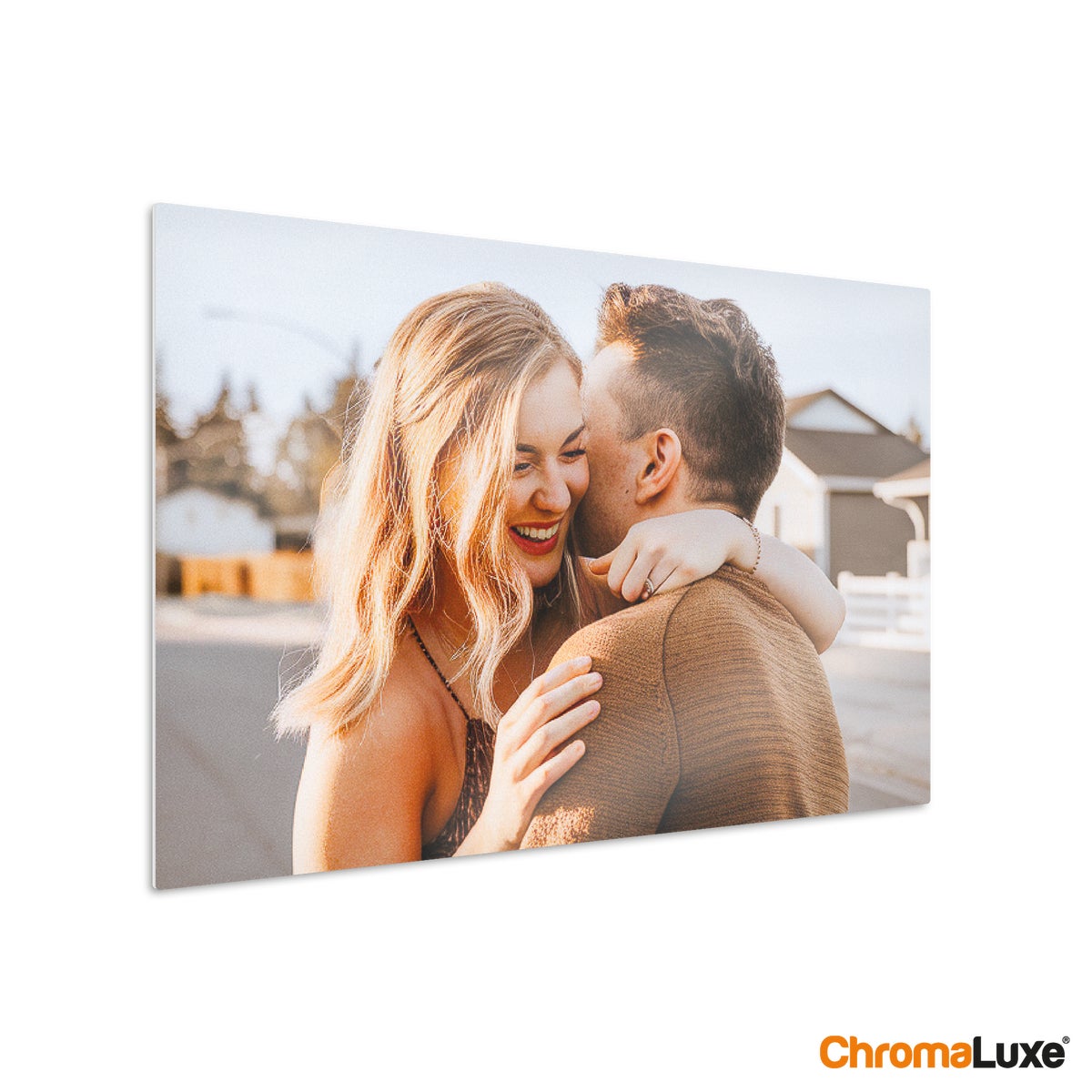 Personlig instacollage Aluminium (hvid) - 60x40cm