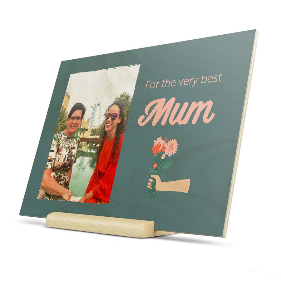 Wooden card - Mother's Day