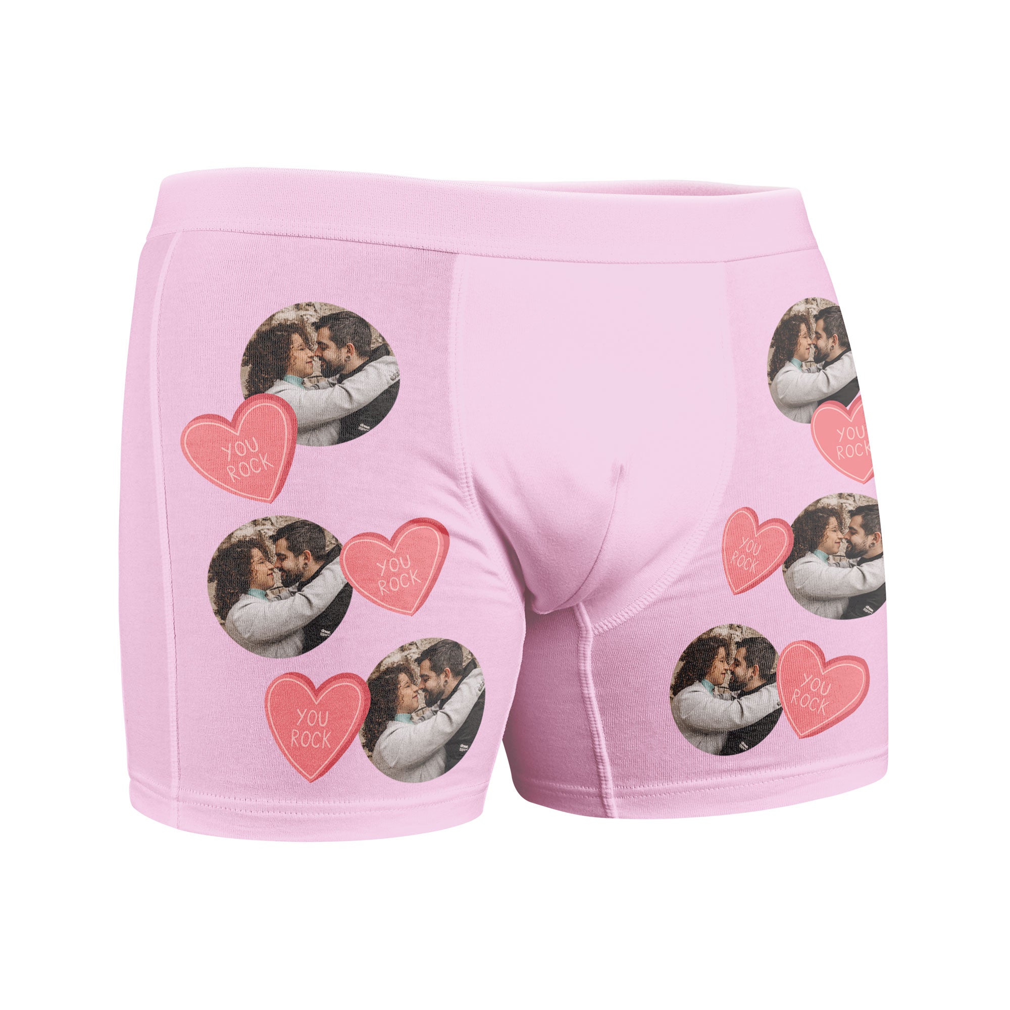 Boxershort bedrukken M Roze