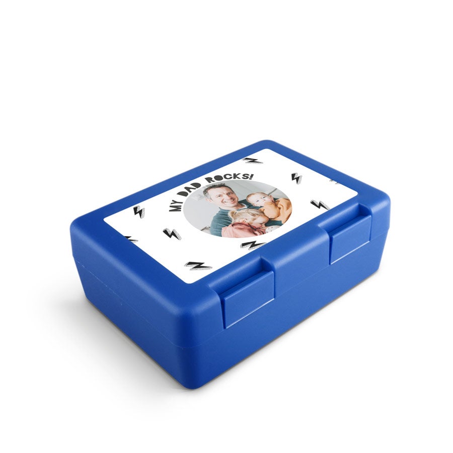 Fiambrera personalizada - Azul - Día del Padre