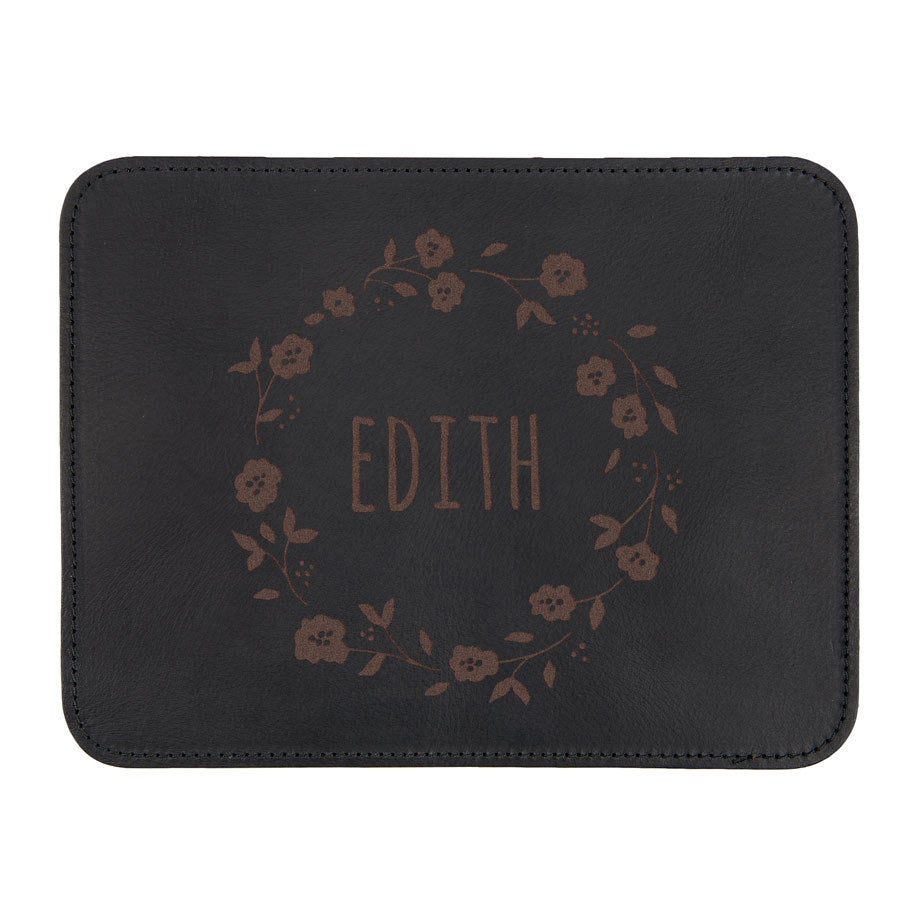 Custom leather mouse pad