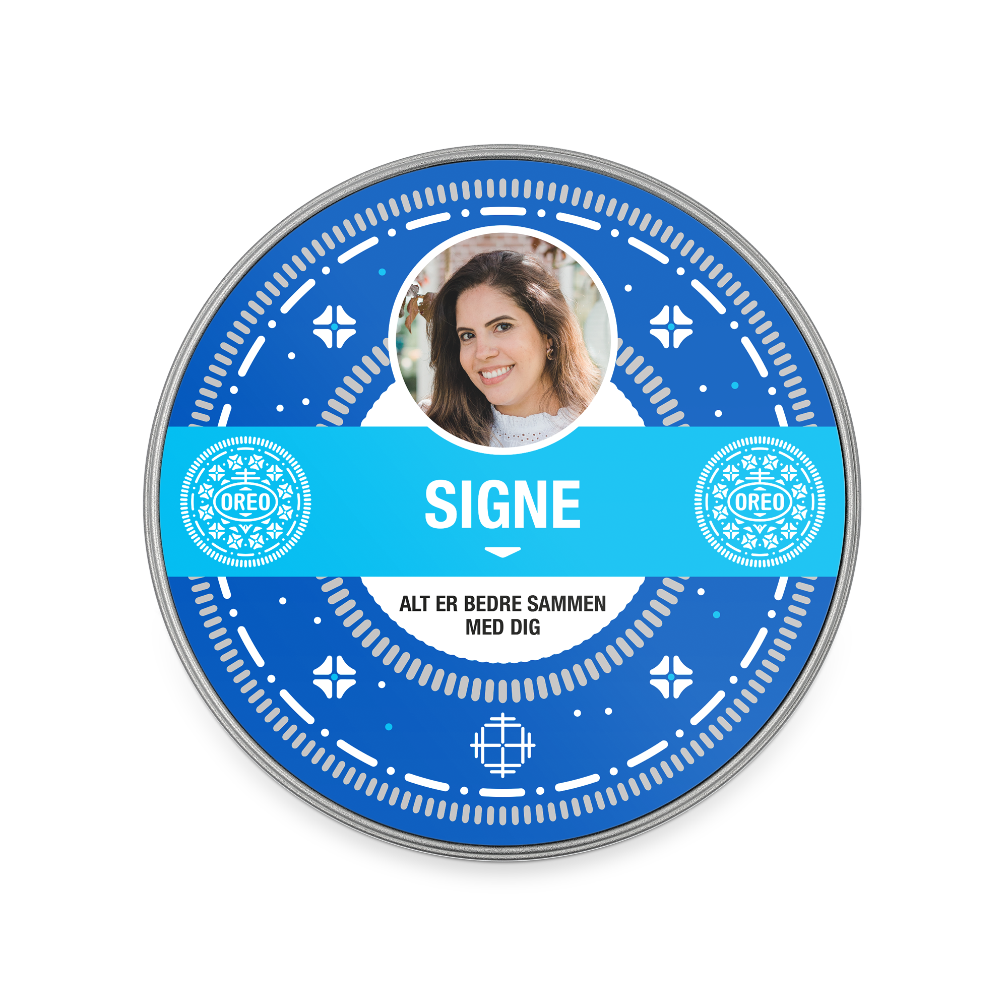 Kagedåse fyldt med Oreo