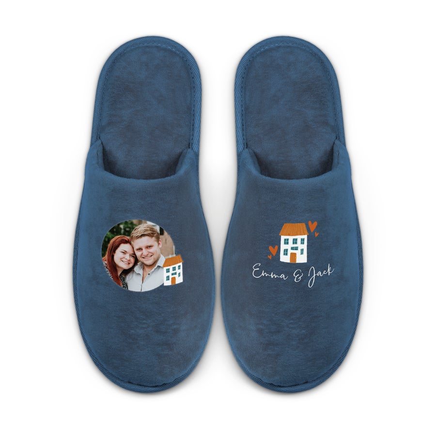 Personalised slippers with photo discount