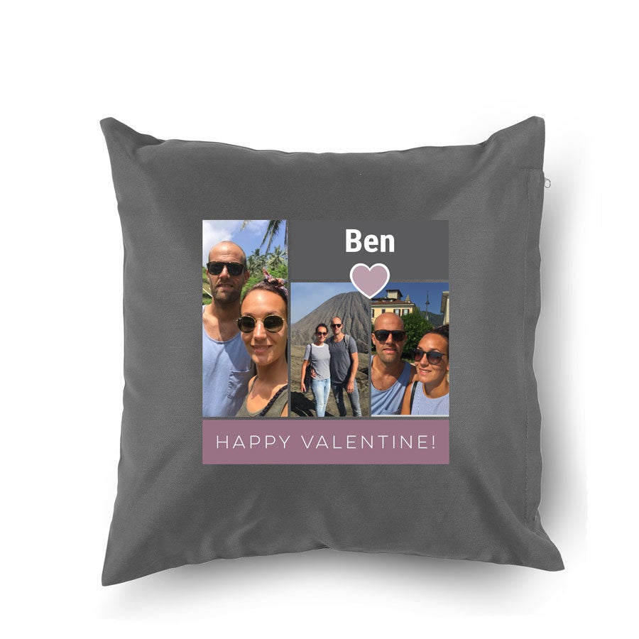 Personalised cushion - Love-themed