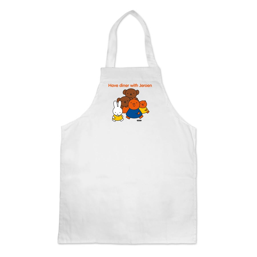 Kids forklæde miffy - Hvid