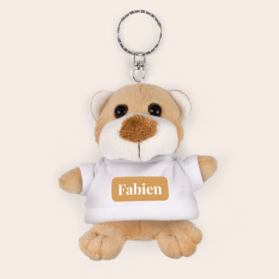Porte clé nounours personnalisé Porte clé nounours personnalisé