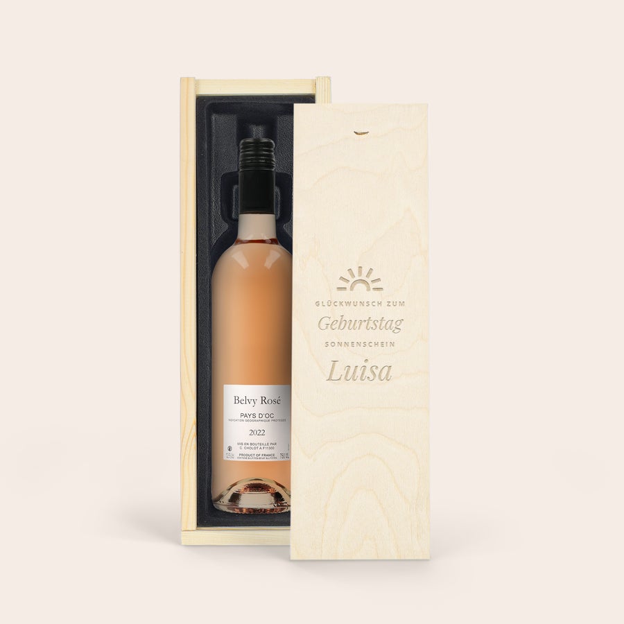 Belvy Rose Wein personalisieren Belvy Rose Wein personalisieren