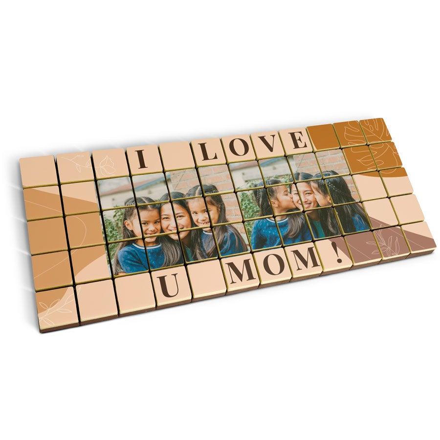 Schokoladen Puzzle - 60 Stück - massiv