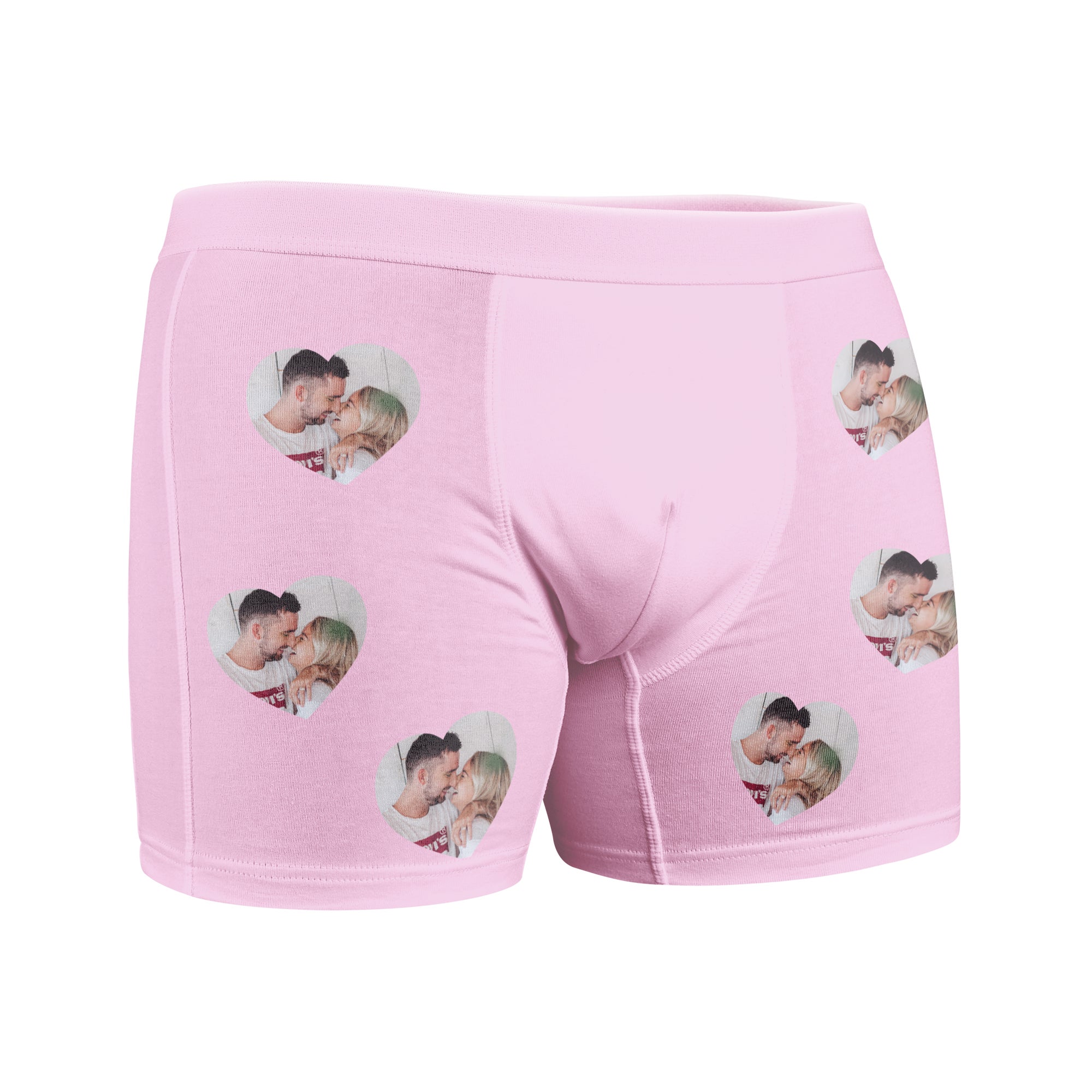 Boxershort bedrukken L Roze