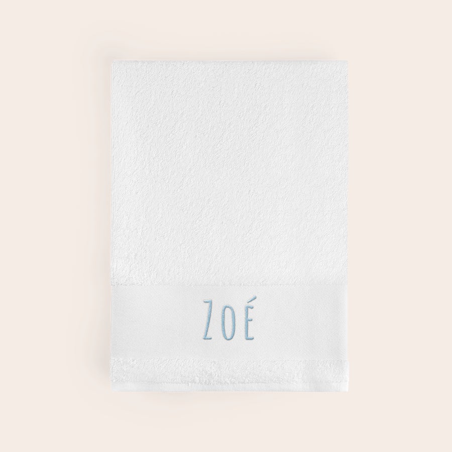 Serviette de bain brodée Serviette de bain brodée