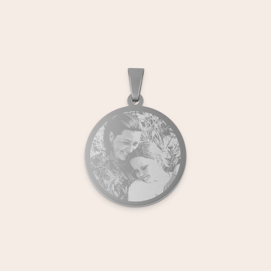 Personalisierte Runde Kette Personalisierte Runde Kette