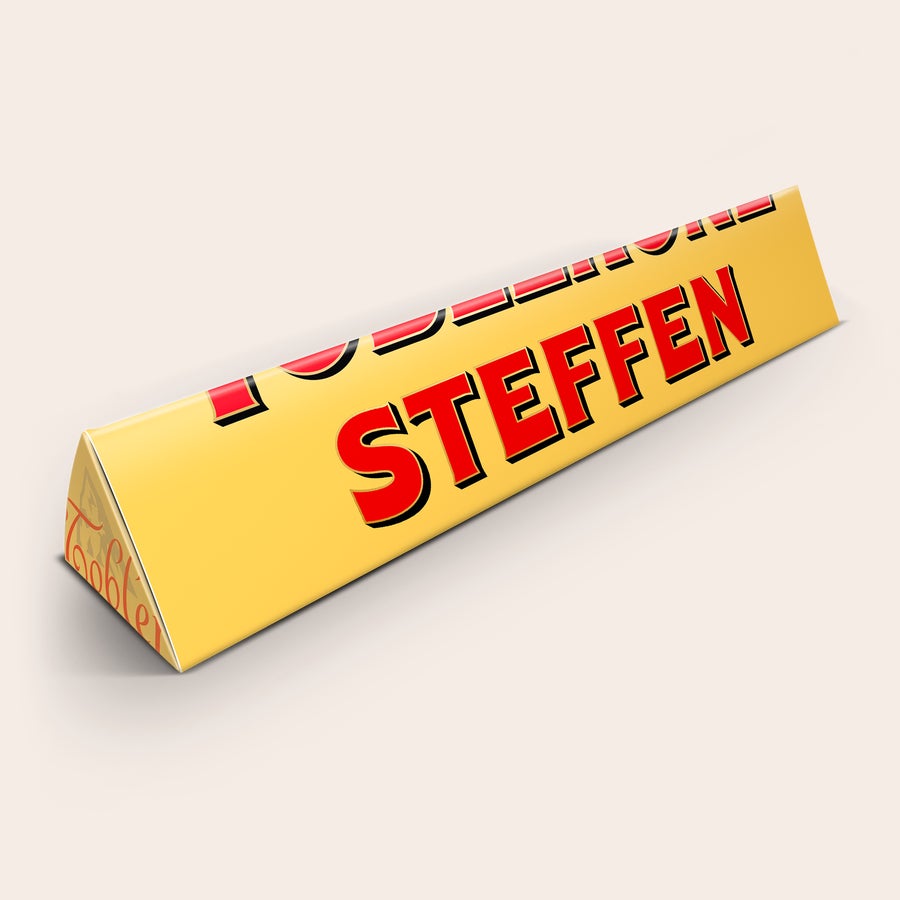 Toblerone mit Namen Toblerone mit Namen
