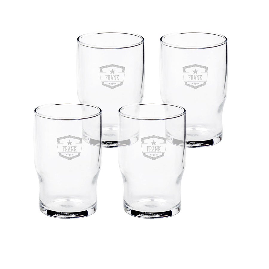 Vasos de agua personalizados