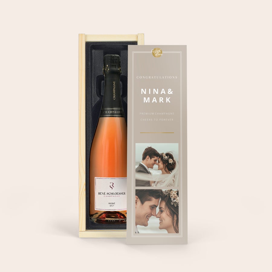 Champagne Personalizzato - René Schloesser Rosé (750ml) Champagne Personalizzato - René Schloesser Rosé (750ml)