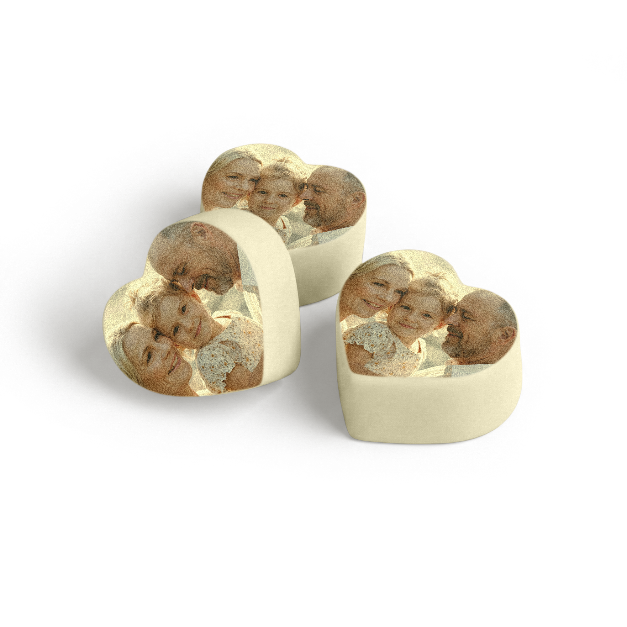 Personalised Photo Chocolates - Hearts