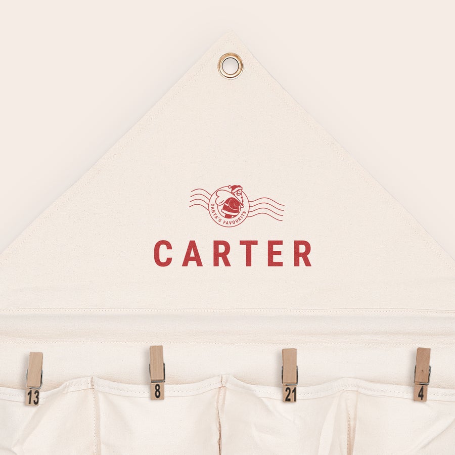 Fabric Pocket Advent Calendar Fabric Pocket Advent Calendar