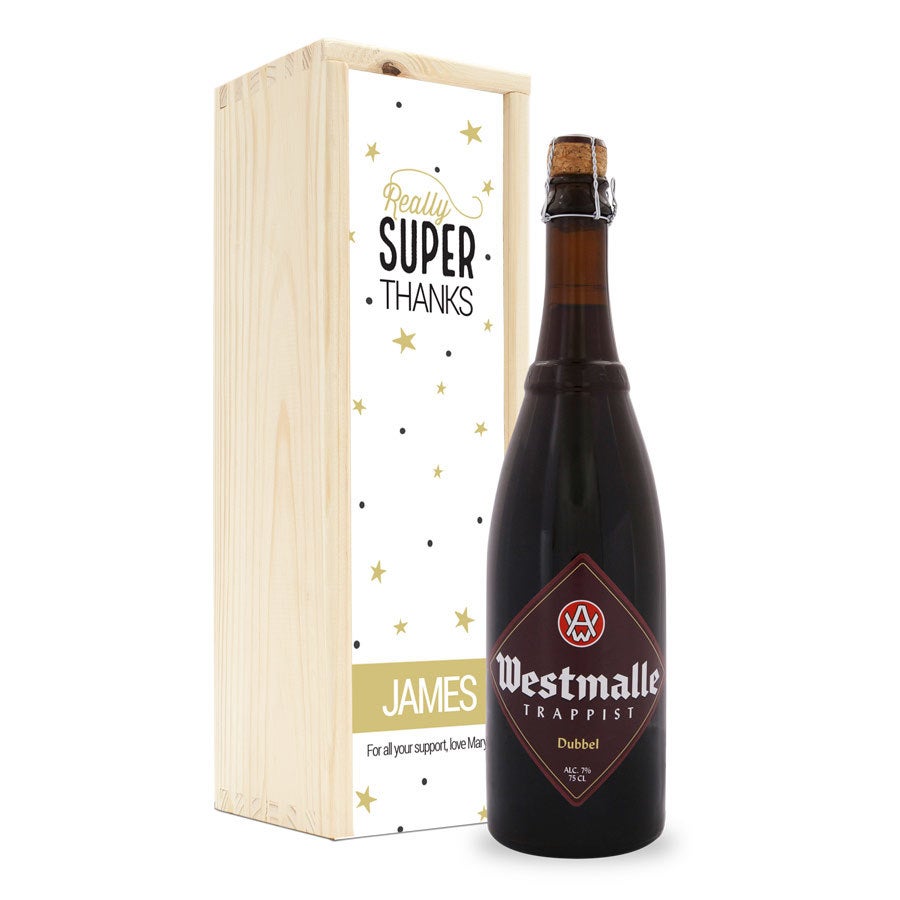 Personalizovaný set pív - Westmalle Dubbel a Tripel