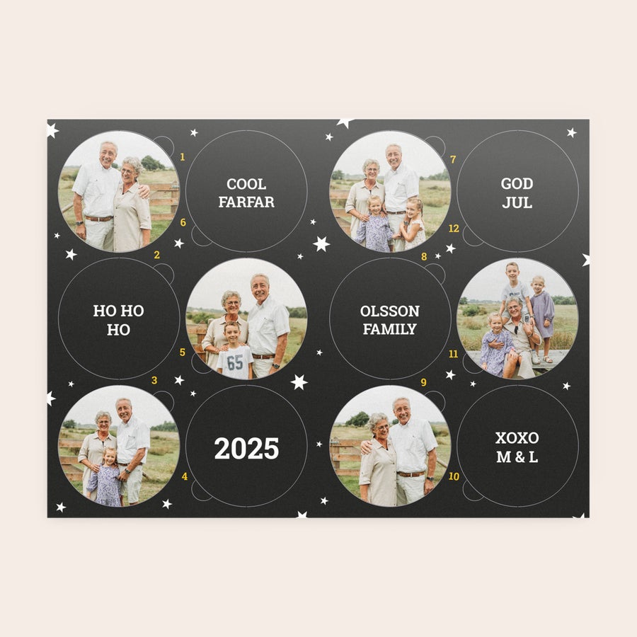 Personlig adventskalender för öl Personlig adventskalender för öl