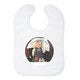 Baby bib - First Christmas - White