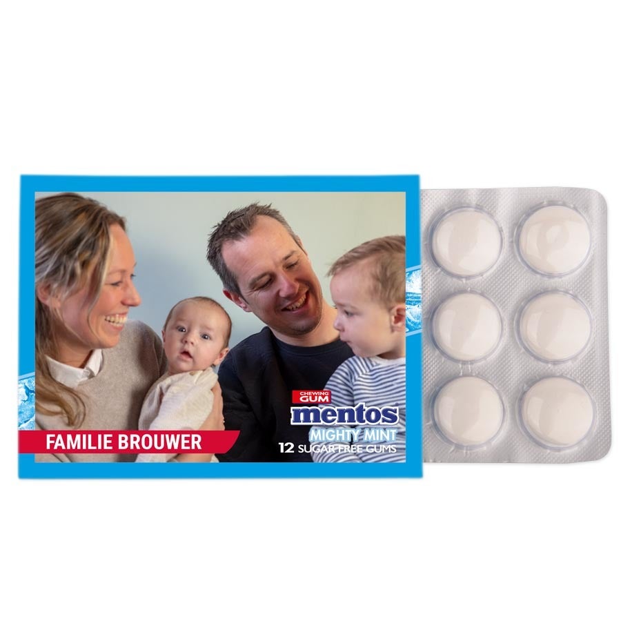 Mentos kauwgompakjes bedrukken - 24 stuks