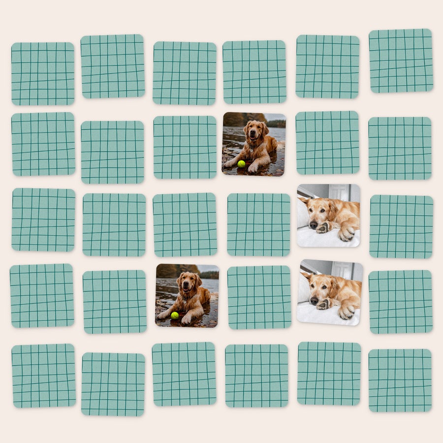 Jeu memory personnalisé avec photo - 15x2 Jeu memory personnalisé avec photo - 15x2
