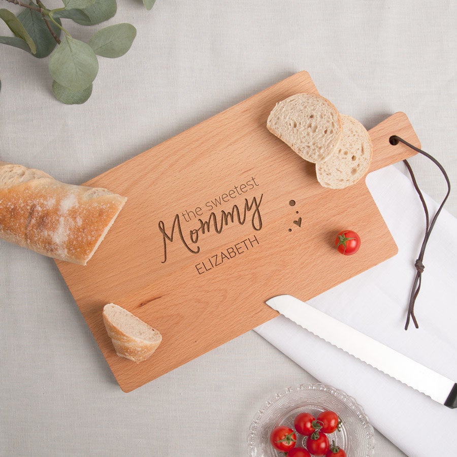 Drewniana płytka prototypowa - Buk - Prostokąt - Pozioma