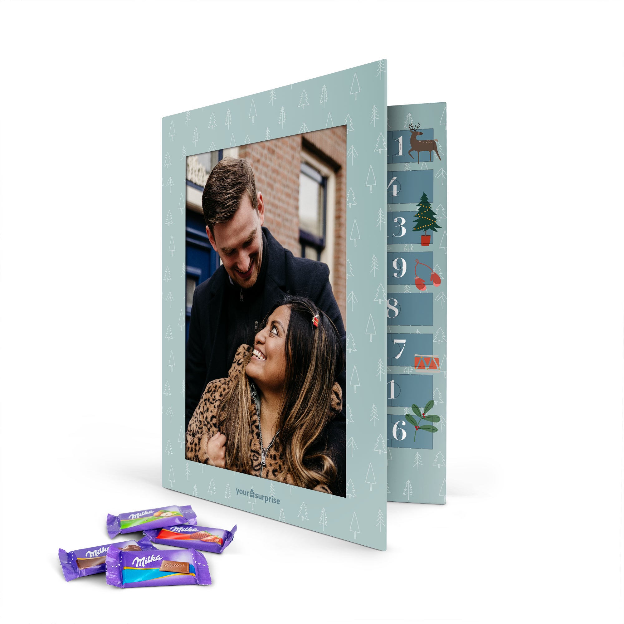 Adventskalender bedrukken - Milka Adventskalender bedrukken - Milka