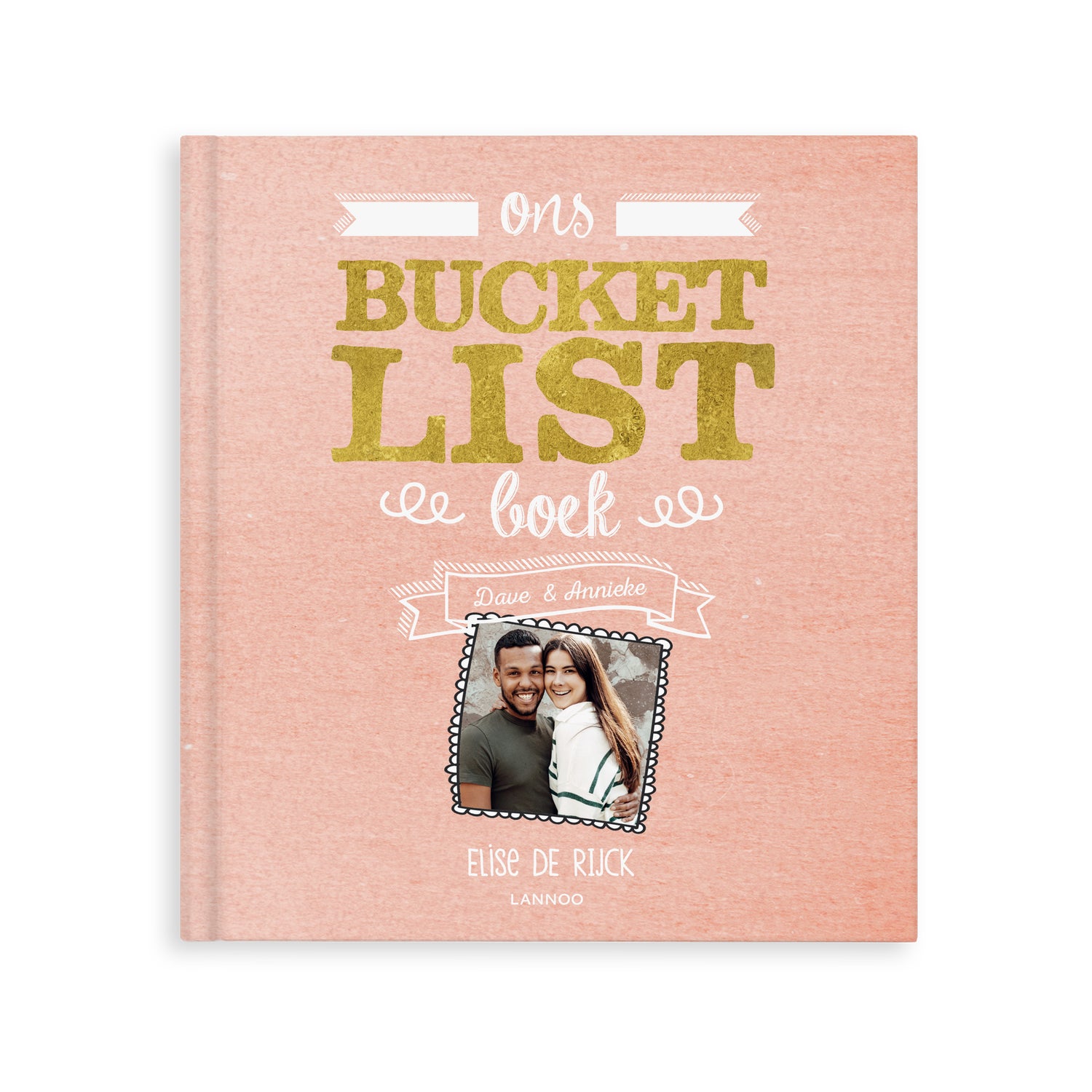 Het Bucketlist boek voor koppels - Gepersonaliseerd - Softcover
