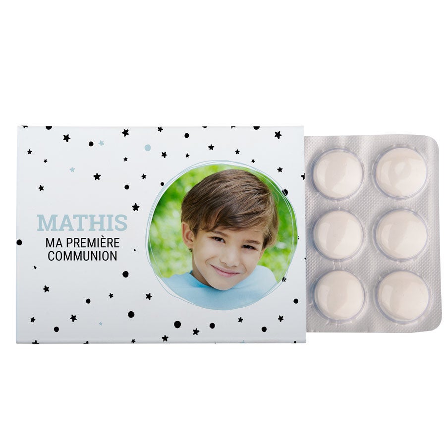 Chewing gum Mentos - Remerciement communion - 128 paquets
