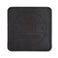 Leder Untersetzer - Schwarz - 2 Stück
