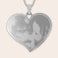 Collana con cuore inciso grande Collana con cuore inciso grande