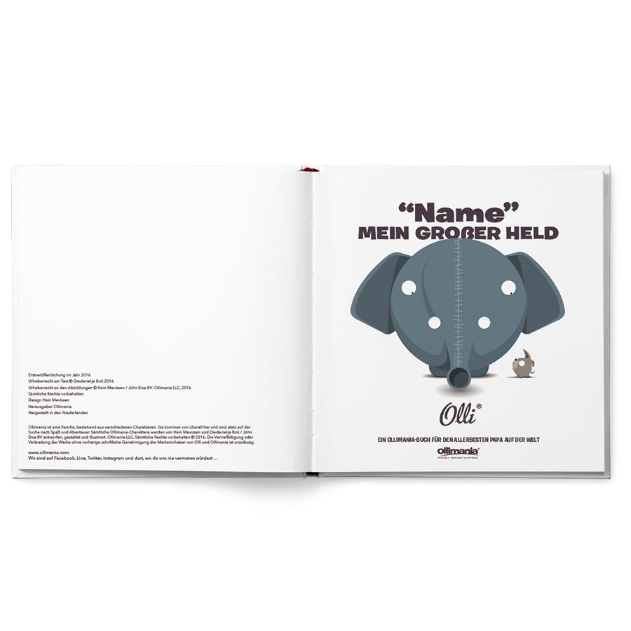Ollimania Personalisiertes Buch zum Vatertag