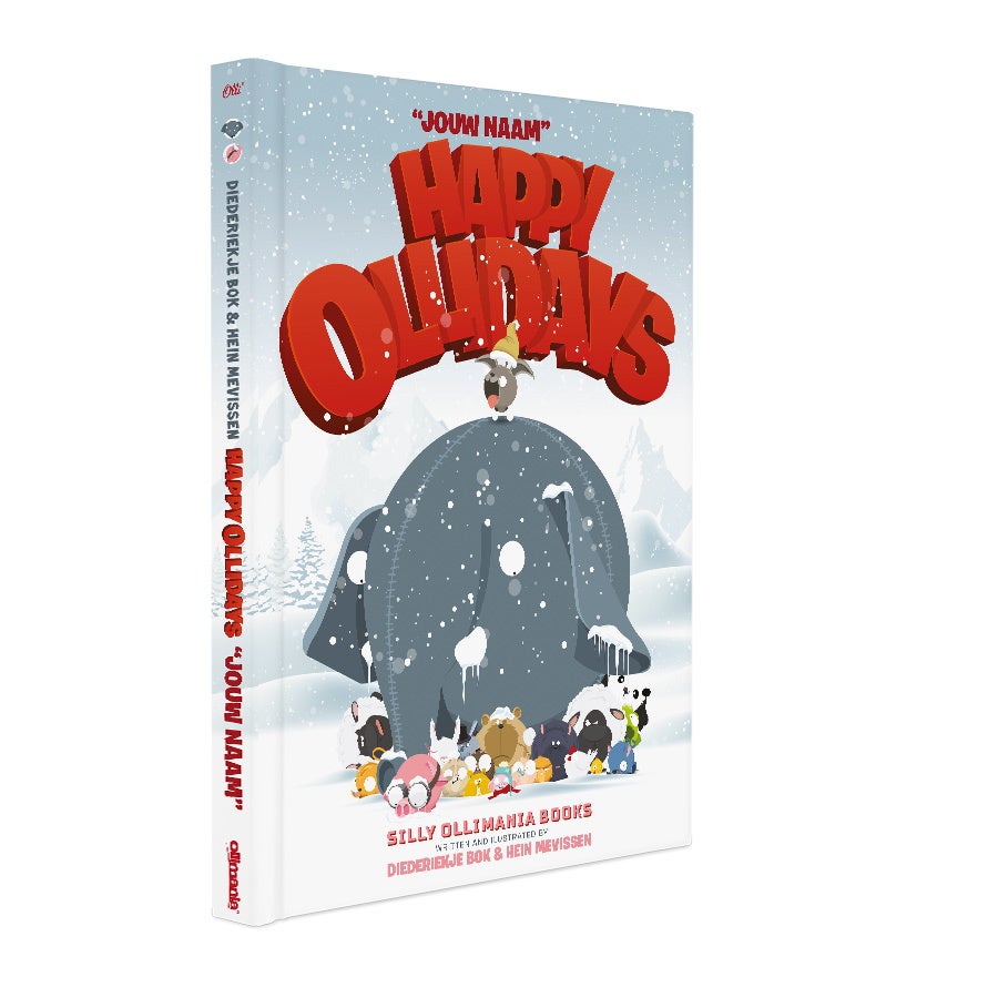 Boek met naam en foto - Happy Ollidays (met gratis set wenskaarten) - Hardcover