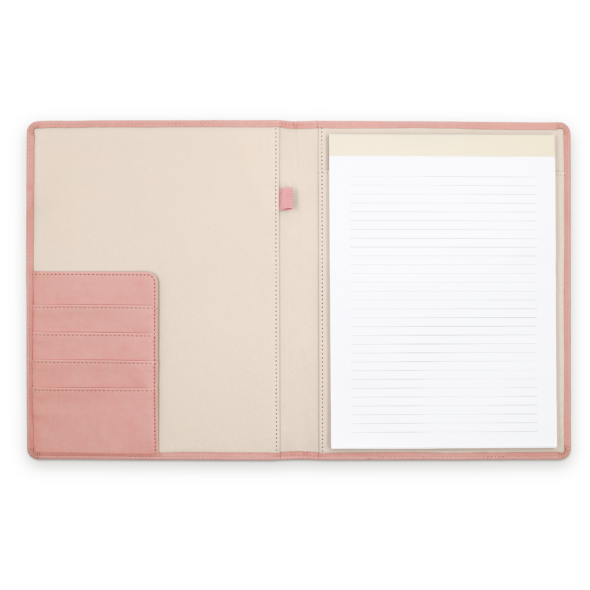 Custom vegan leather notepad holder